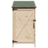 Abri de jardin avec toit Naturel 59,5 x 56 x 113,5 cm 639108639108