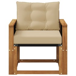 Sofa de milieu extérieur Bois d'Acacia Massif Naturel 639111639111