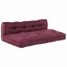 Coussin de canapé sur palette 2 pcs Marron 120 x 80 x 38 cm 639128639128