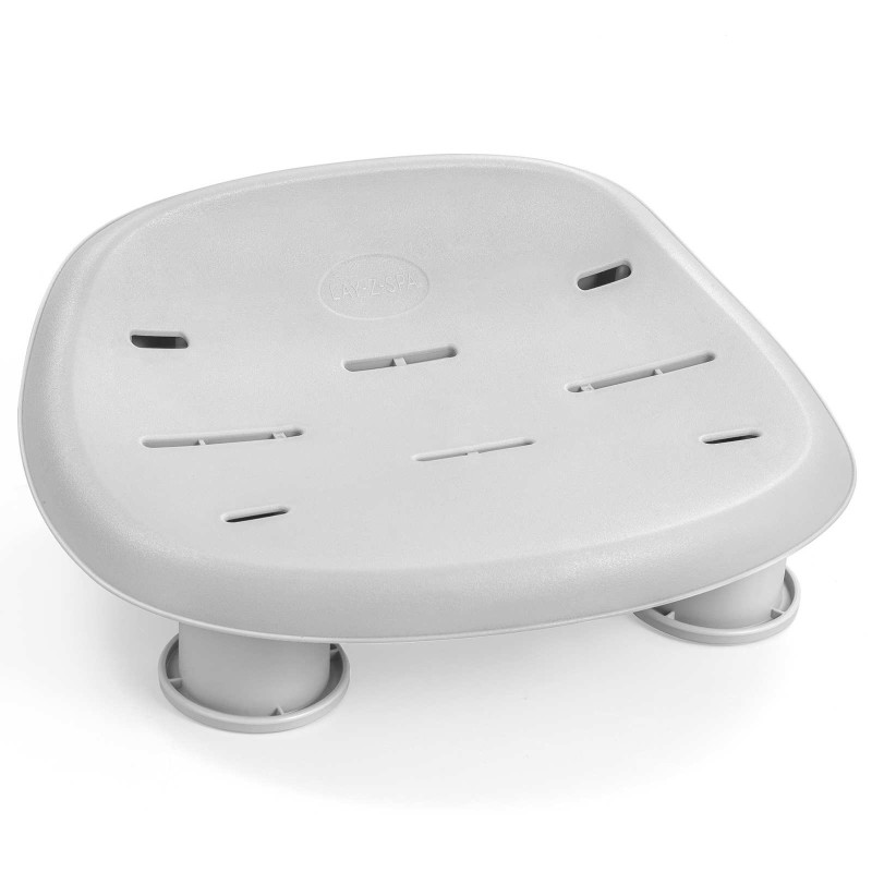 Bestway Siège de spa Gris 40,8 x 31,5 x 20 cm PP et acier inoxydable 639131639131