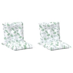 Coussin d'extérieur 2 pcs Motif à feuilles fines Tissu 639133639133
