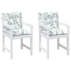 Coussin d'extérieur 2 pcs Motif à feuilles fines Tissu 639133639133