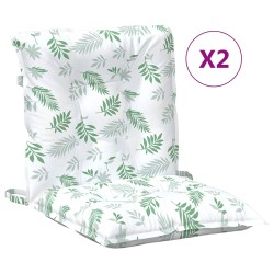 Coussin d'extérieur 2 pcs Motif à feuilles fines Tissu 639133639133