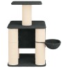 Arbre à chat avec poteaux à griffer en sisal Gris foncé 96 cm 639143639143