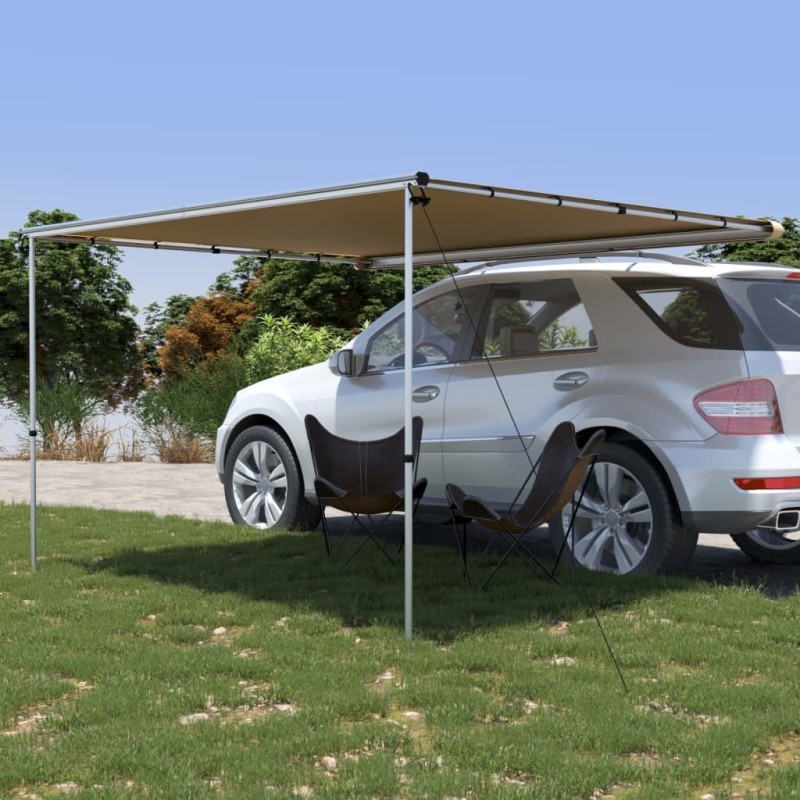 Auvent de camping-car et caravane 3x2,5x2,15 m Beige 639157639157