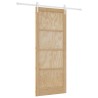 Porte coulissante ORKDAL Naturel et Blanc 86 x 211 cm 639172639172