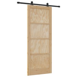 Porte coulissante ORKDAL Naturel 86 x 211 cm Bois de pin massif 639173639173