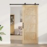 Porte coulissante ORKDAL Naturel 86 x 211 cm Bois de pin massif 639173639173