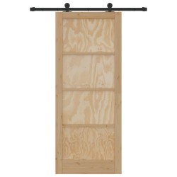 Porte coulissante ORKDAL Naturel 86 x 211 cm Bois de pin massif 639173639173