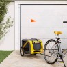 Remorque de vélo pour animaux de compagnie jaune et gris 639174639174