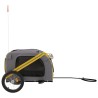 Remorque de vélo pour animaux de compagnie jaune et gris 639174639174