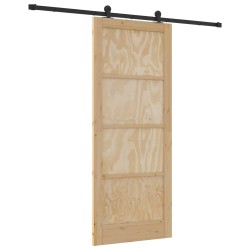 Porte coulissante ORKDAL Naturel 86 x 211 cm Bois de pin massif 639175639175