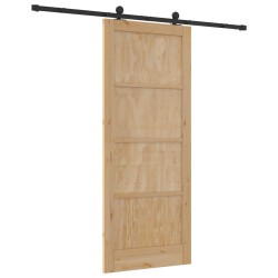 Porte coulissante ORKDAL Naturel 86 x 211 cm Bois de pin massif 639175639175