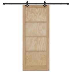 Porte coulissante ORKDAL Naturel 86 x 211 cm Bois de pin massif 639176639176