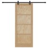 Porte coulissante ORKDAL Naturel 86 x 211 cm Bois de pin massif 639176639176