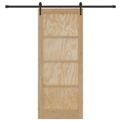 Porte coulissante ORKDAL Naturel 86 x 211 cm Bois de pin massif 639177639177