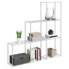 Étagère tubulaire Blanc 129 x 27 x 132 cm Aluminium 639179639179