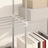Étagère tubulaire Blanc 129 x 27 x 132 cm Aluminium 639179639179