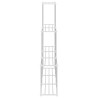 Étagère tubulaire Blanc 129 x 27 x 132 cm Aluminium 639179639179