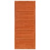 Porte de grange Brun cire 90 x 2,5 x 208 cm Bois de pin massif 639180639180