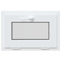 Fenêtre de sous-sol RISOR 60 x 40 cm PVC et verre Blanc 639185639185