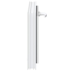 Fenêtre de sous-sol RISOR 60 x 40 cm PVC et verre Blanc 639185639185