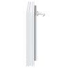 Fenêtre de sous-sol RISOR 60 x 40 cm PVC et verre Blanc 639185639185