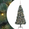 Sapin de Noël artificiel pré-éclairé avec set de boules 120 cm 639186639186