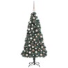 Sapin de Noël artificiel pré-éclairé avec set de boules 120 cm 639186639186