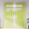 Rideaux en voile à œillets 2 pcs vert pomme 639190639190