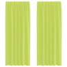 Rideaux en voile à œillets 2 pcs vert pomme 639190639190