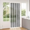 Rideau anti-insectes en chenille Gris et Noir 90 x 220 cm 639191639191