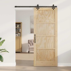 Porte coulissante ORKDAL Naturel 86 x 211 cm Bois de pin massif 639192639192