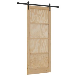 Porte coulissante ORKDAL Naturel 86 x 211 cm Bois de pin massif 639207639207