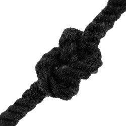 Corde Noir 0,8 x 0,8 x 2500 cm Coton 639208639208