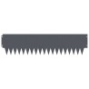 Bordure de Pelouse 10 pcs 103 x 25 cm métal Anthracite 639218639218