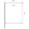 Store roulant d'extérieur 205 (l) x 140 (H) cm beige 639231639231