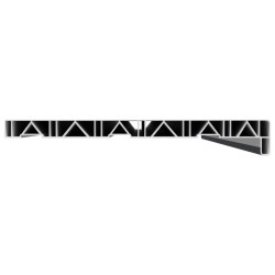 Appui de fenêtre Anthracite avec grain de bois PVC 639238639238
