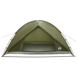Tente de camping avec un abri imperméable Dôme Vert olive 639245639245