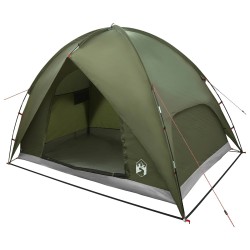 Tente de camping avec un abri imperméable Dôme Vert olive 639246639246