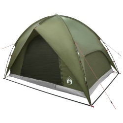 Tente de camping avec un abri imperméable Dôme Vert olive 639246639246