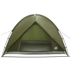 Tente de camping avec un abri imperméable Dôme Vert olive 639246639246