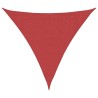 Voile d'ombrage 160 g/m² Rouge 4x4x4 m PEHD 639247639247