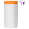Tapis de protection avec bande adhésive 12 pcs 110 x 3300 cm 639248639248