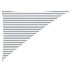 Voile d'ombre Gris clair et blanc 3 x 4 x 5 m 639252639252
