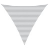 Voile d'ombre Gris clair et blanc 6 x 6 x 6 m 639256639256