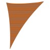 Voile d'ombre Orange et marron 4 x 5 x 6,4 m 639258639258