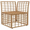 Unité de canapé d'angle modulable pour extérieur Naturel 639259639259