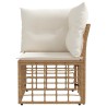 Unité de canapé d'angle modulable pour extérieur Naturel 639259639259