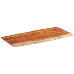Dessus de table 140x60x3,8cm rectangulaire bois massif d'acacia 639264639264